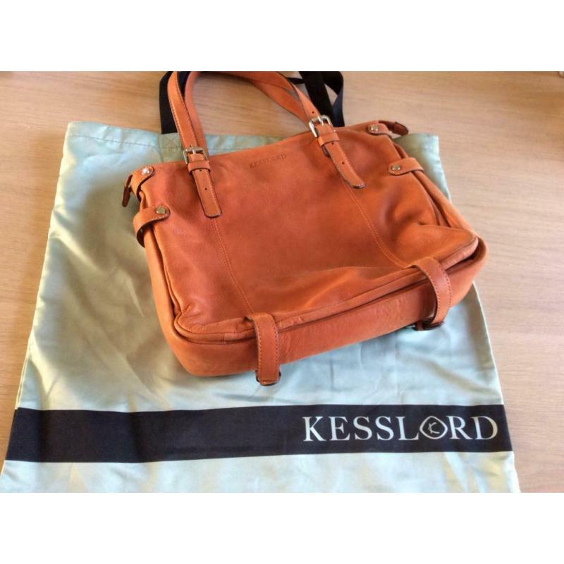 Kesslord handtas Echt leder Kleur: oranje