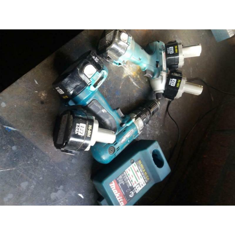 Makita draadloze klopboormachines