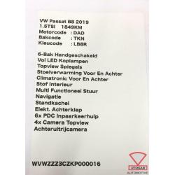 VW Passat B8 2019 Stijl Bekleding Bagage Links 3G9858831