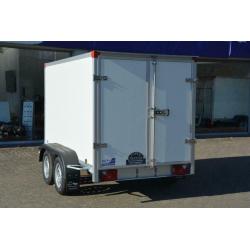 Gesloten aanhangwagen ongeremd dubbel-as