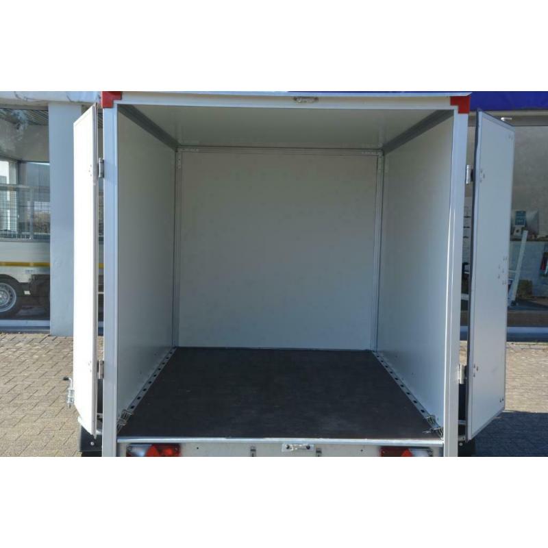 Gesloten aanhangwagen ongeremd dubbel-as
