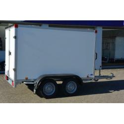 Gesloten aanhangwagen ongeremd dubbel-as