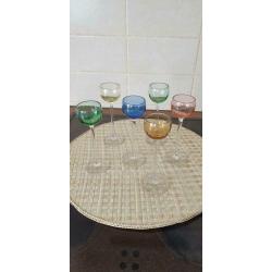 vintage borrel glaasjes