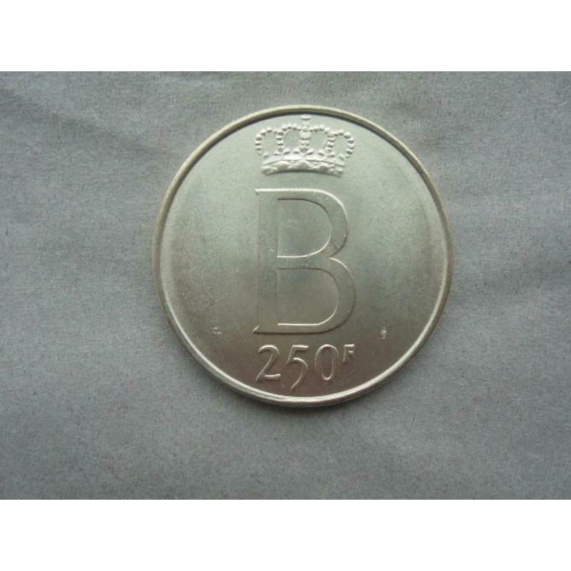 250 Fr KONING BOUDEWIJN 1976