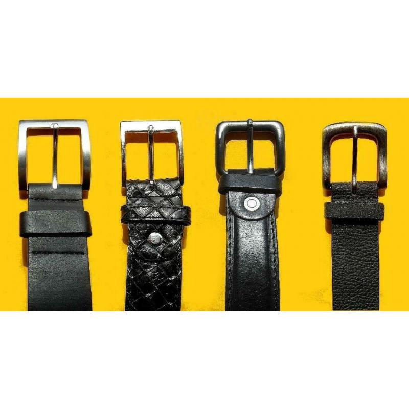 4 Ceintures cuir pour homme