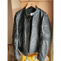 Veste de moto en cuir Harley Davidson à vendre