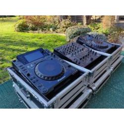 Mengpaneel Pioneer DJM800+ 2 x CD speler Pioneer CDJ2000