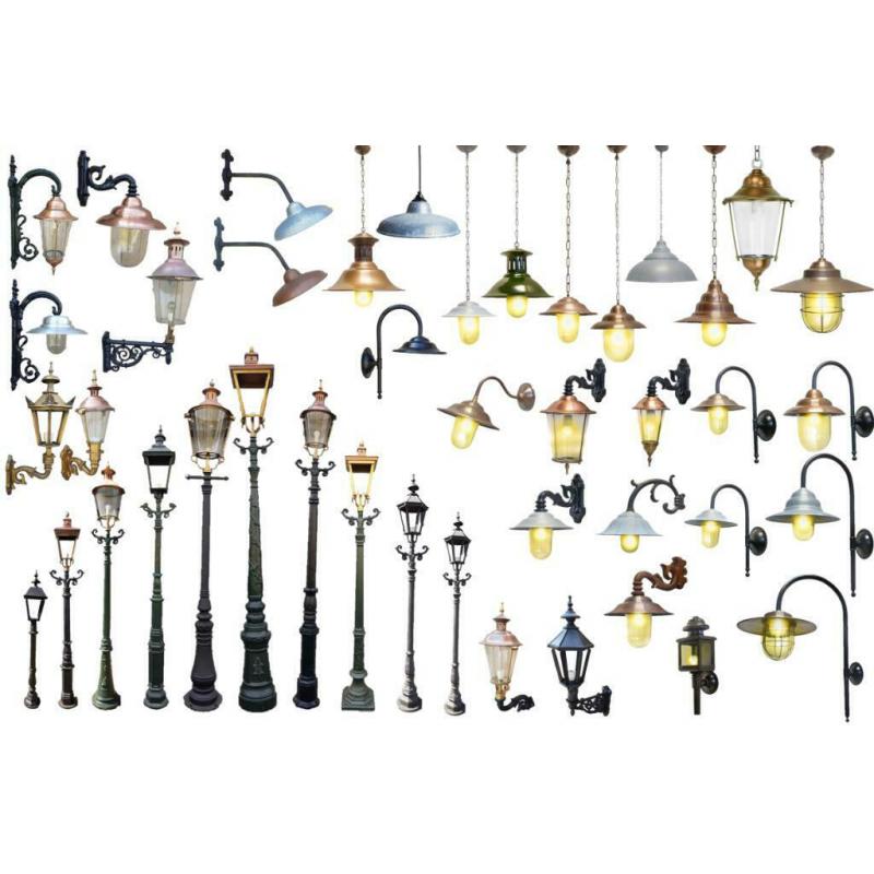 Klassieke nostalgische wandlantaarn muurlantaarn buitenlamp