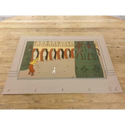 3 affiches tintin grand format