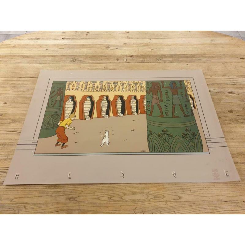 3 affiches tintin grand format