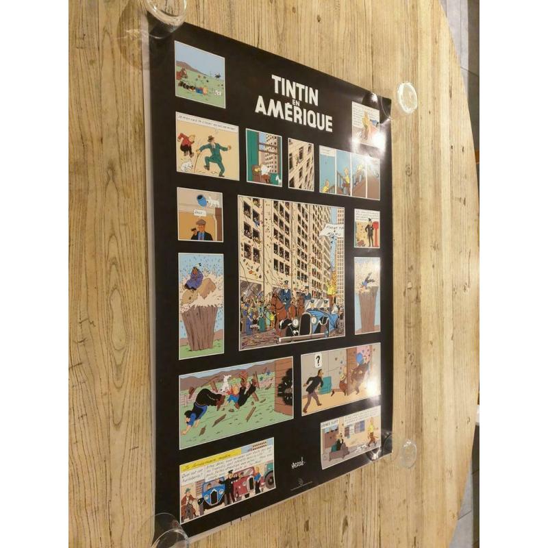3 affiches tintin grand format