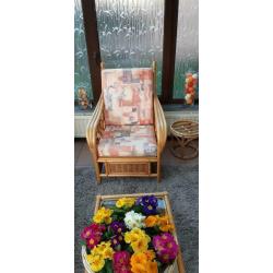 Salon en rotin