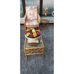 Salon en rotin