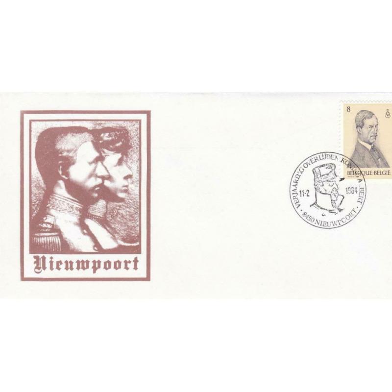 Postzegel 1984 Overlijden Albert I
