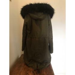 MANTEL MET BONTKRAAG mt M