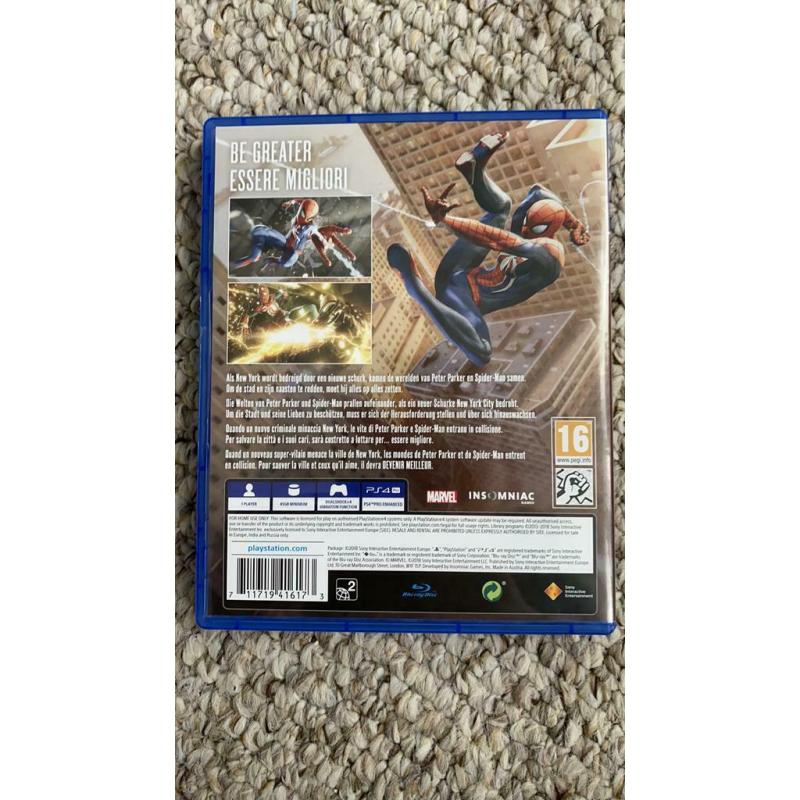 Spider man ps4 neuf